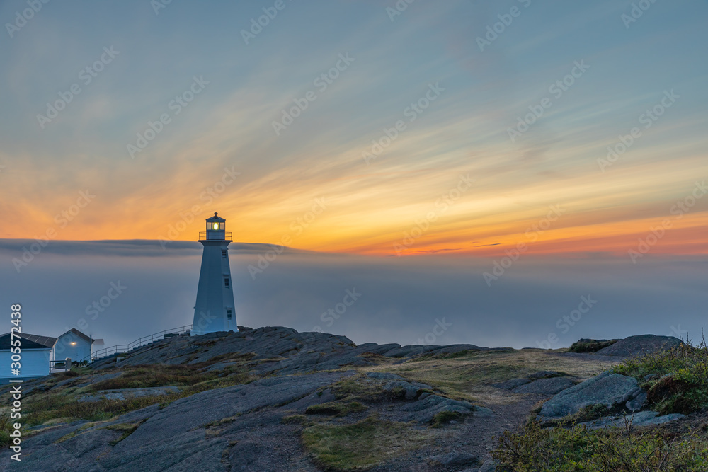 Cape Spear Lighthouse in Newfoundland, Canada