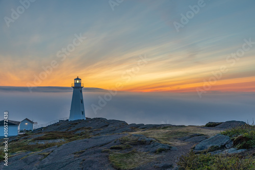 Cape Spear Lighthouse in Newfoundland  Canada