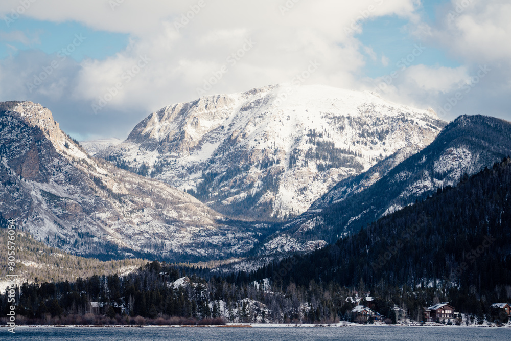 Colorado Mountains In Winter