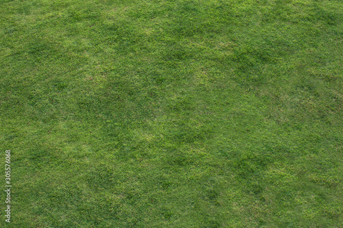 The abstract background of green grass flooring is the background for inserting images and text.