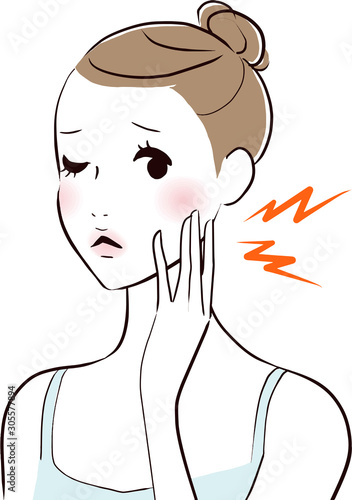 歯痛　女性
