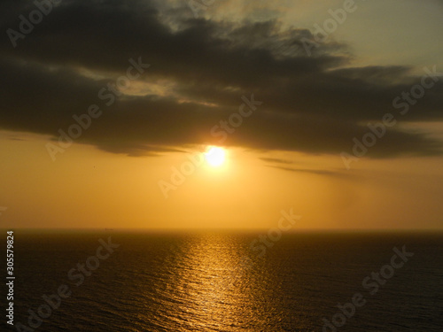 Sunset at the ocean tour