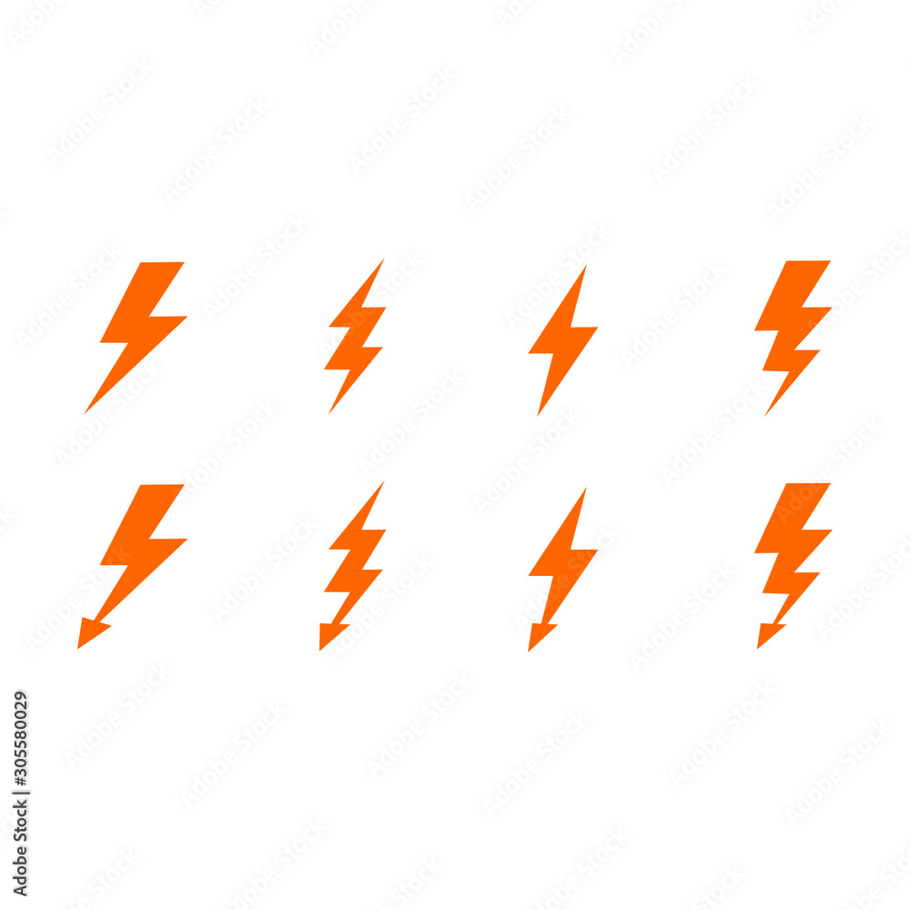 thunder lighting icon, power lighting icon vector design symbol thunder lighting icon, power lighting icon vector design symbol