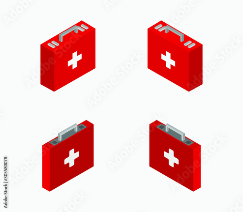 medical suitcase icon