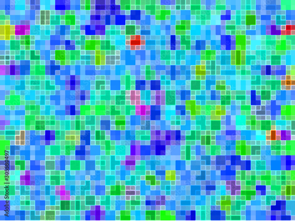 Fototapeta premium Abstract colorful graphic creative texture background for wallpaper design geometric stripes pattern fabric cloth backdrop lines square pixel mosaic decoration element