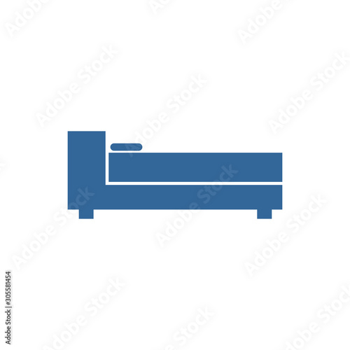 bedroom icon vector design symbol © trimulyani