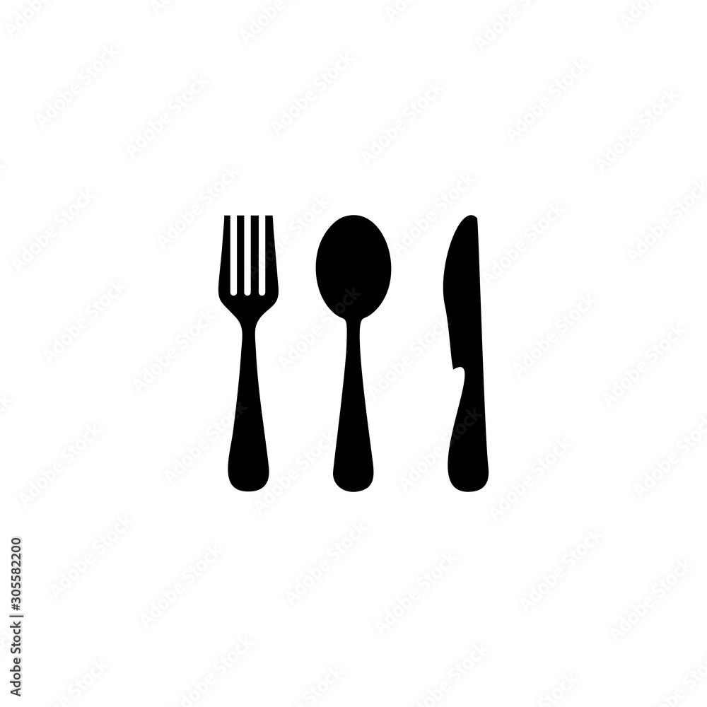 spoon and fork icon vector design symbol of restaurant spoon and fork icon vector design symbol of restaurant