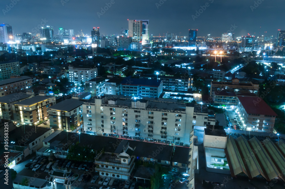 city view and Bangkok