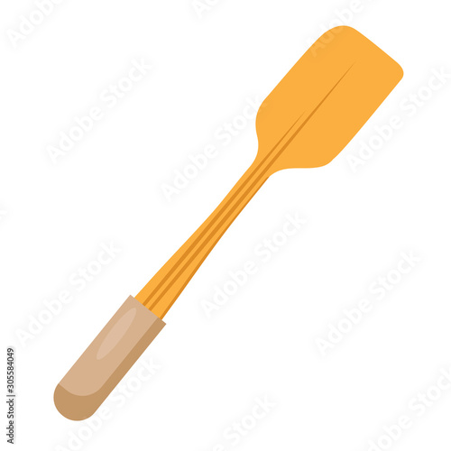 Scraper spatula vector design object. Isolated illustration on white background