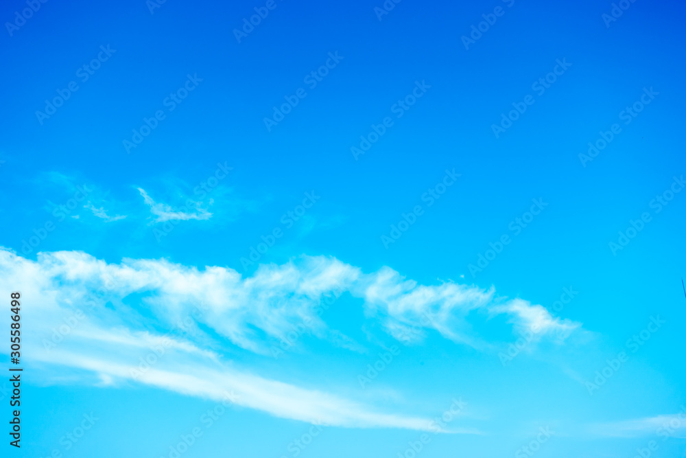 Blue sky, clouds in the sky Blue sky, clouds in the sky