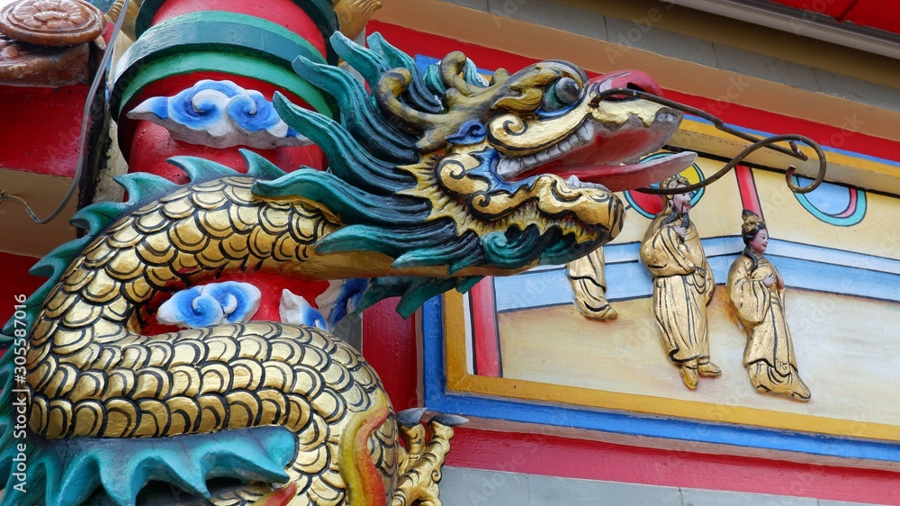 Obraz premium Chinese dragon asia