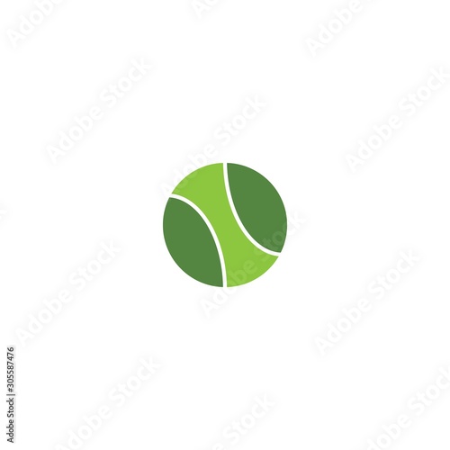 Tennis ball illustration