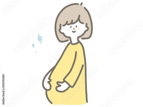 かわいい妊婦さん