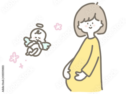 かわいい妊婦さん