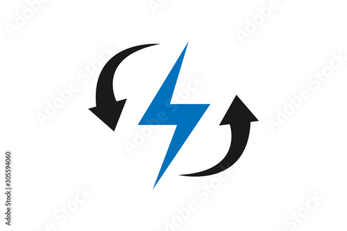 recycle energy icon vector illustration Free Download recycle energy icon vector illustration - GFXLoad