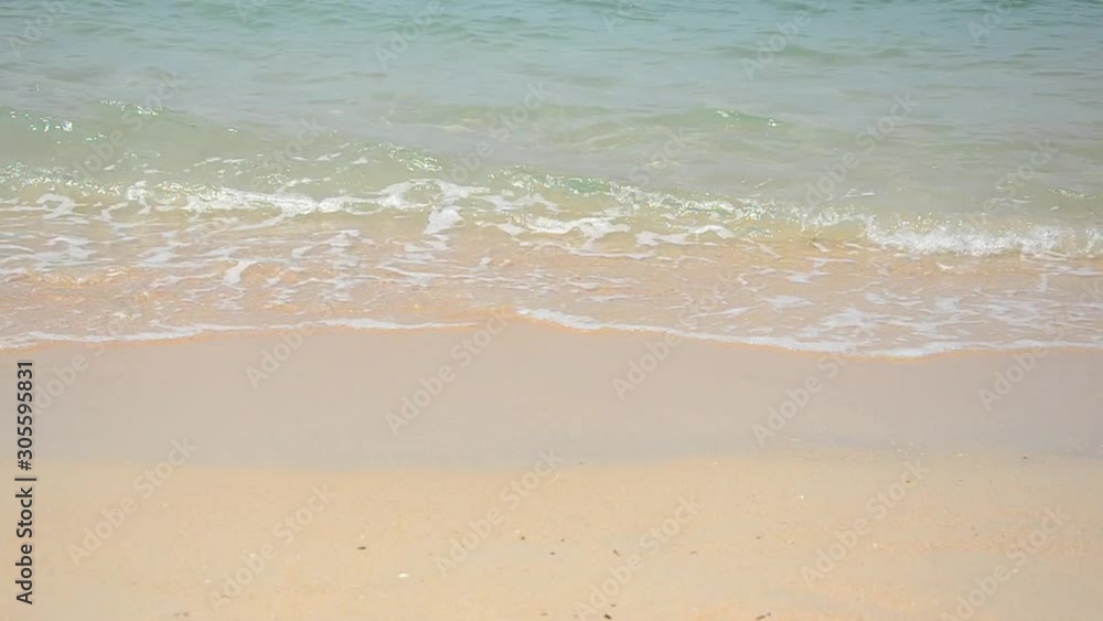 Soft wave of the sea on the pattaya beach Soft wave of the sea on the pattaya beach