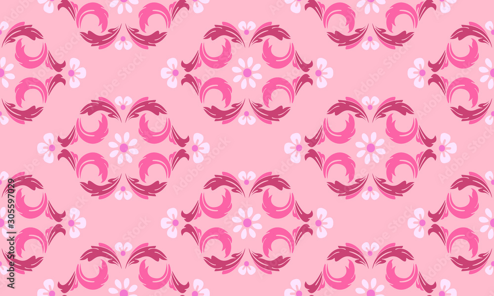 Decorative element for design leaf flower on soft pink background. Decorative element for design leaf flower on soft pink background.