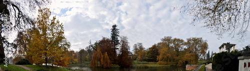 goldener Herbst, Schlosspark Putbus auf Rügen