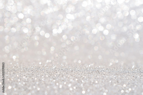 silver glitter abstract background 