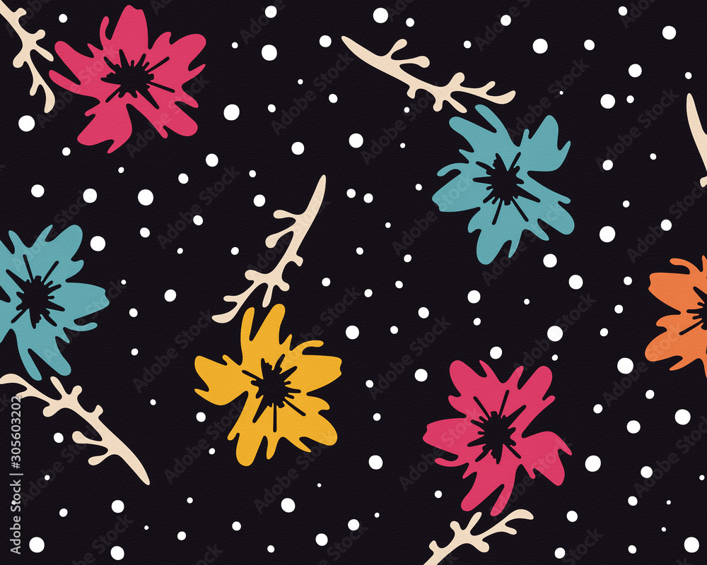 Retro Floral Pattern Retro Floral Pattern
