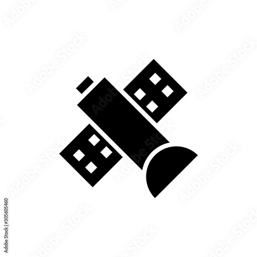 Satellite Vector Glyph Icon