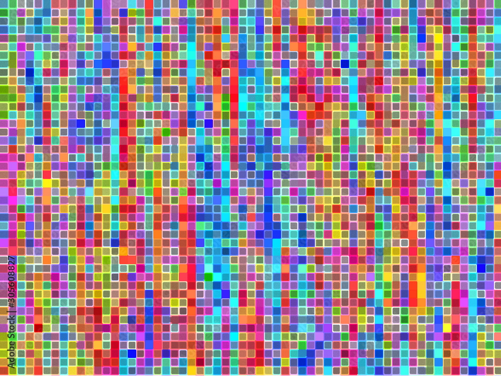 Fototapeta premium Abstract colorful graphic creative texture background for wallpaper design geometric stripes pattern fabric cloth backdrop lines square pixel mosaic decoration element