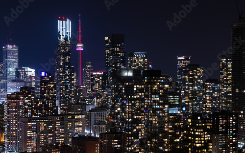 Photography Toronto at night