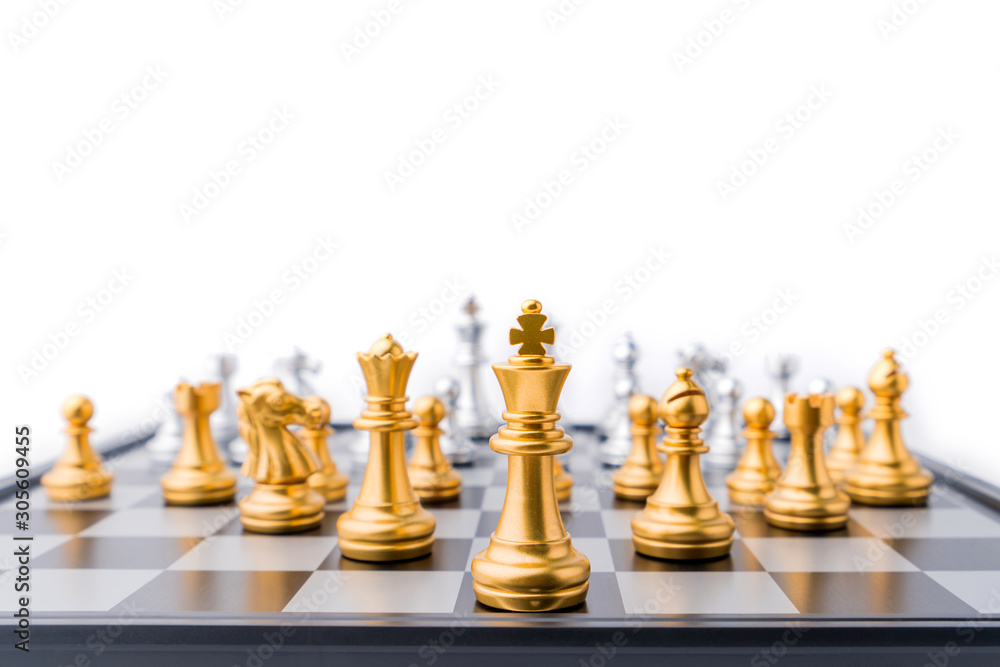 chess board game in competition play, Ideas business success concept chess board game in competition play, Ideas business success concept