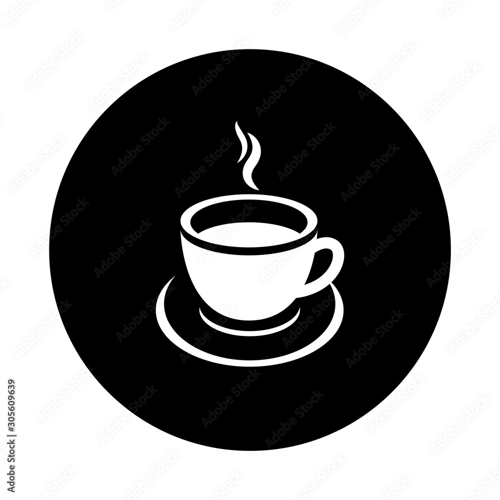 Obraz premium drink, tea, coffee icon vector