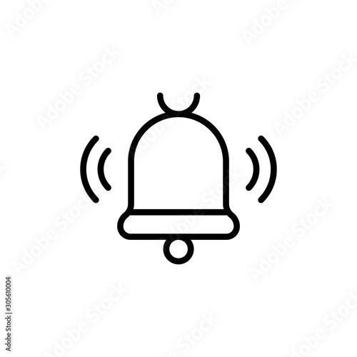 Bell Vector Line Icon