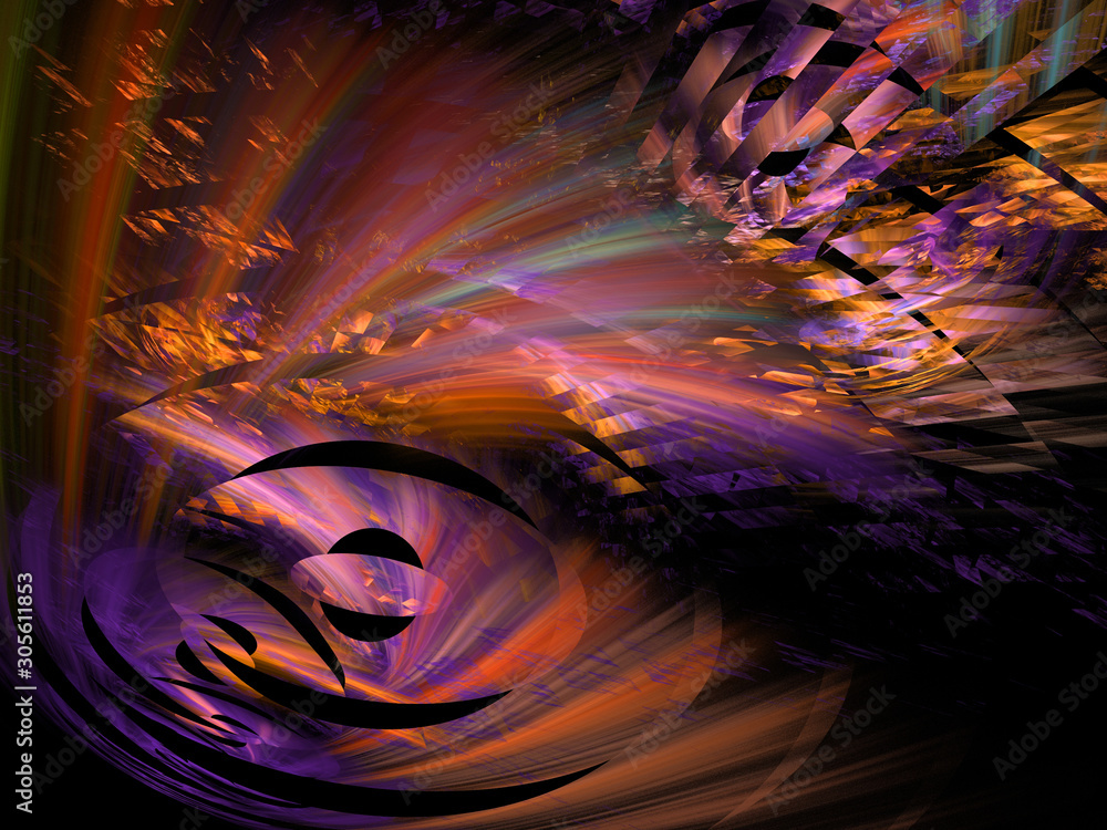 abstract multicolored fractal pattern abstract multicolored fractal pattern