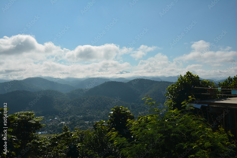 Mountainview at mae hong son province, thailand