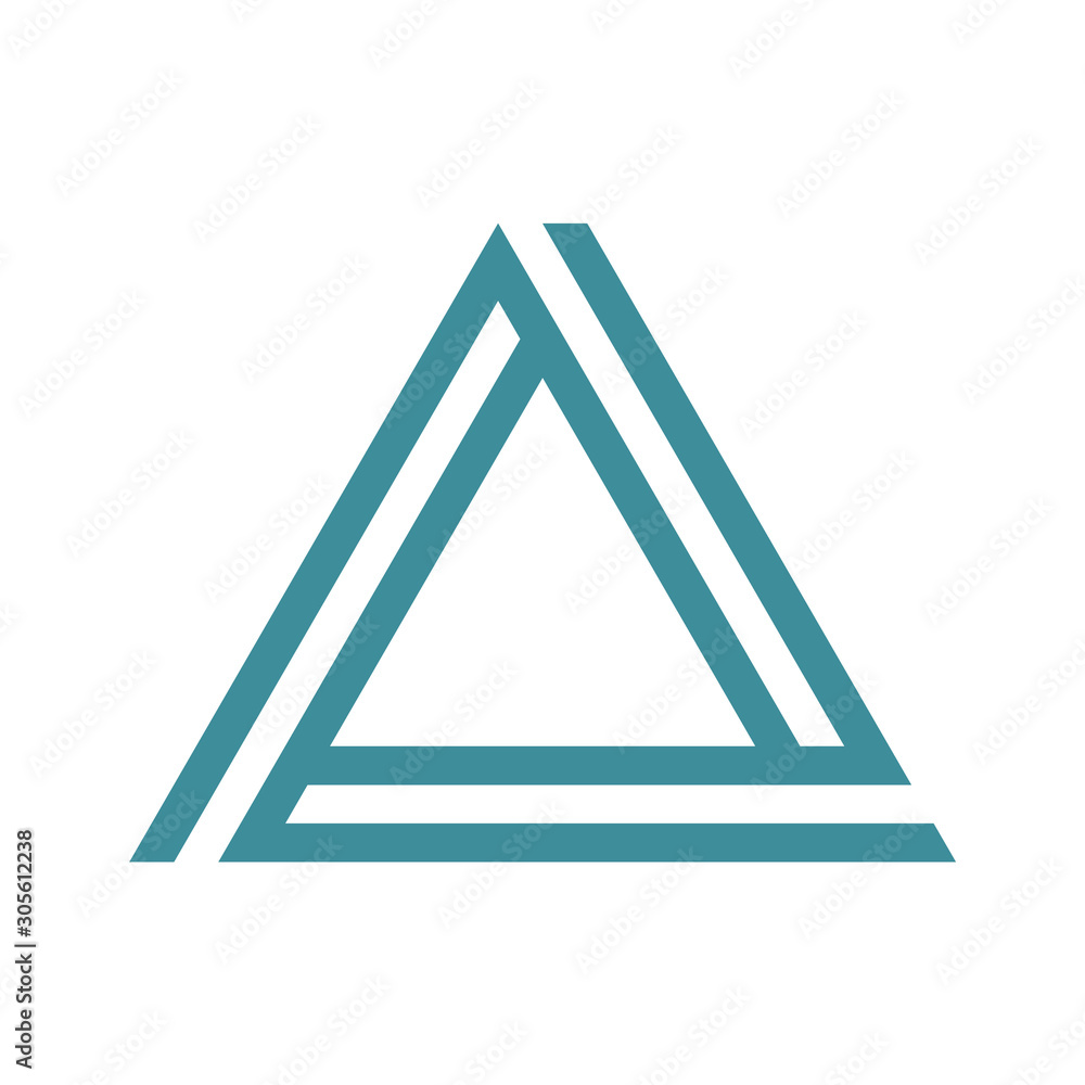 Initial letters A or AA modern logo template Initial letters A or AA modern logo template