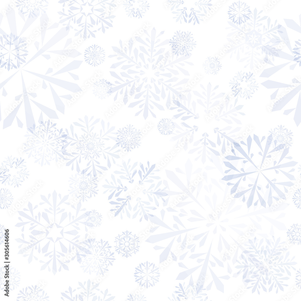 light blue winter repetitive background with snowflakes. vector seamless pattern. textile paint. fabric swatch. wrapping paper. continuous print. design element for card banner ads flyer light blue winter repetitive background with snowflakes. vector seamless pattern. textile paint. fabric swatch. wrapping paper. continuous print. design element for card banner ads flyer