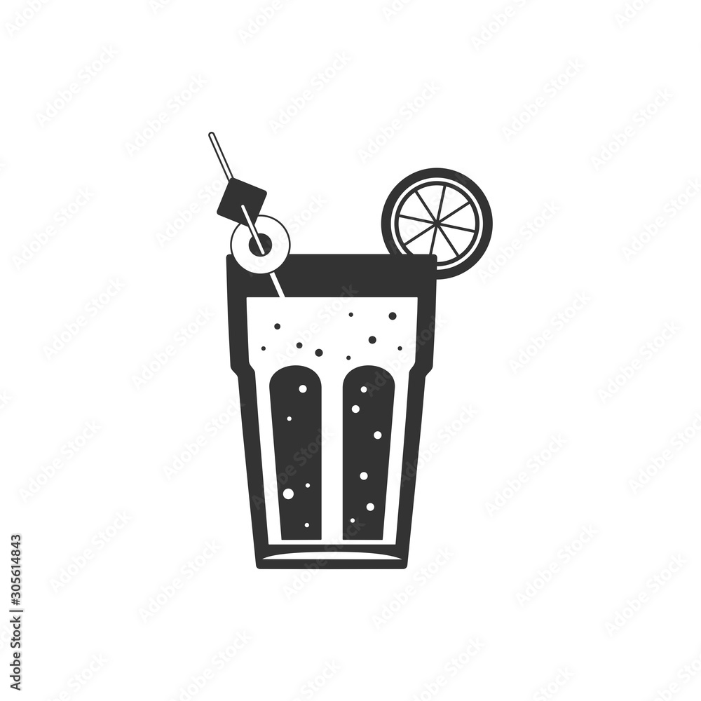 Drink. Vector icon isolated on white background. Drink. Vector icon isolated on white background.