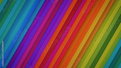 Rainbow spectrum gradient l...