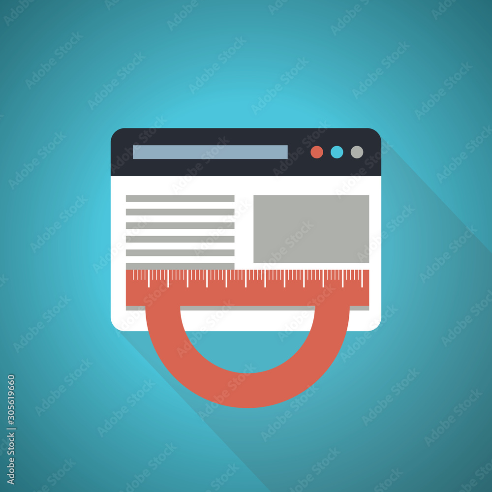 Vector illustration of adaptive & adjustable concept with Vector illustration of adaptive & adjustable concept with