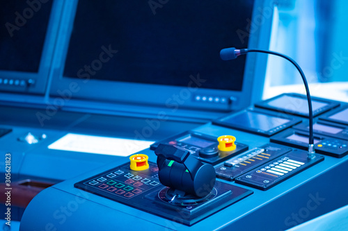 Place to control the ship. ...