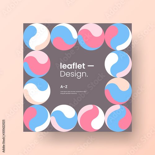 Amazing business advertisement vector mural art square banner mock up. Modern corporate abstract geometric illustration design layout background. Company identity quadrangle texture brochure template.