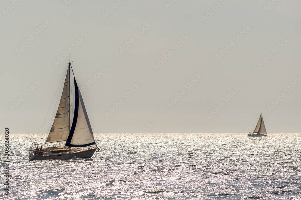 Fototapeta premium The sailboats