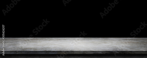 Empty space of Plaster concrete shelf table grunge texture background for use display product.