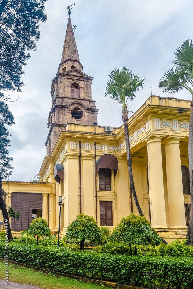 View at the Saint John Church in Kolkata - India,West Bengal