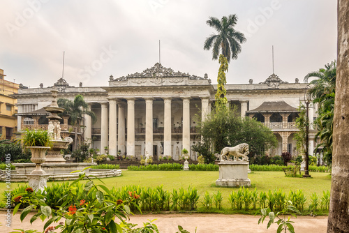 View at the Marble Palace in Kolkata - India,West Bengal photo