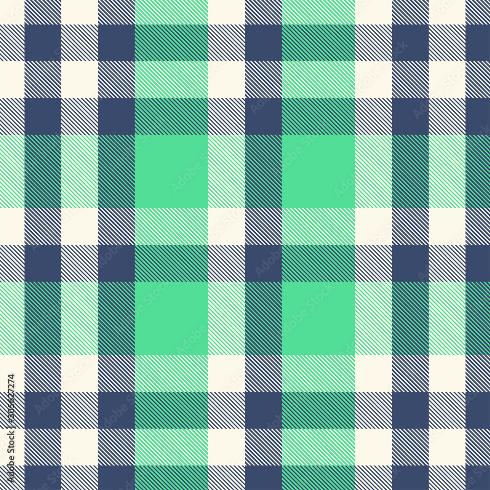 Tartan green and blue seamless pattern. Tartan green and blue seamless pattern.
