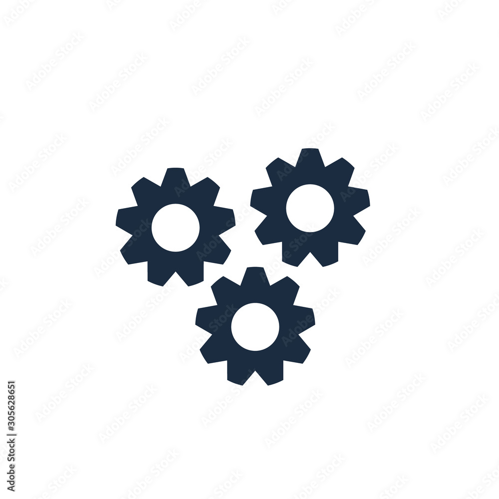 Fototapeta premium Setting icon vector