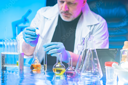 Chemical laboratory. Pharma...