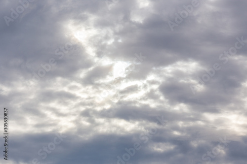 Natural background of the sky and clouds