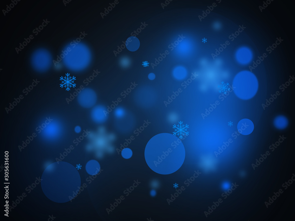Christmas blue background with snowflakes Christmas blue background with snowflakes