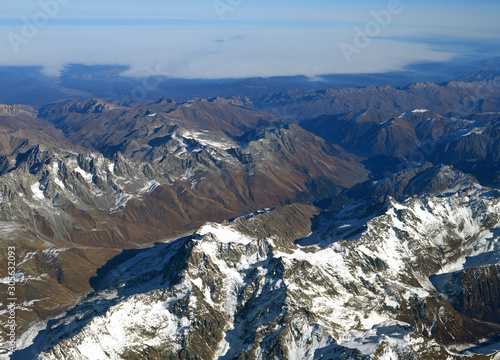 Kabardino-Balkarian High Mountain State Reserve in Russia. Caucasus mountains photo