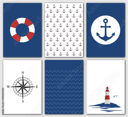 maritime Postkartenserie